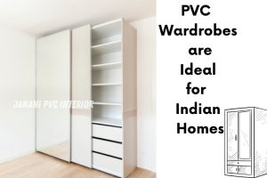 Elegant PVC wardrobe with ample storage space by Janani PVC Interior Design, perfect for Indian homes in Bengaluru. Stylish and functional solution for modern living