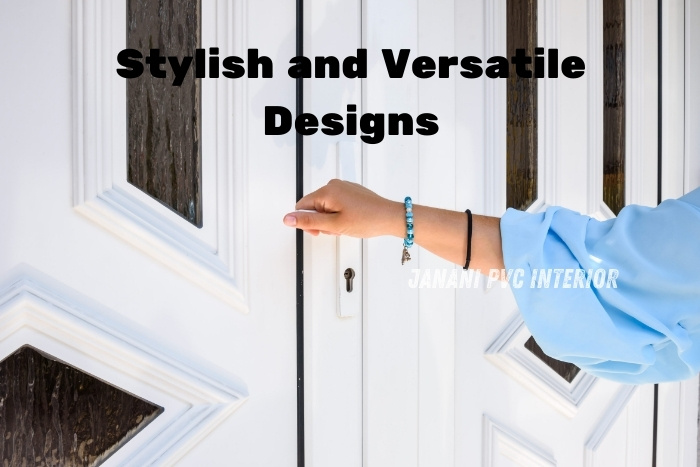 Stylish and versatile PVC door designs by Janani PVC Interior Design in Bengaluru, featuring durable and elegant solutions for modern home entrances and interiors.