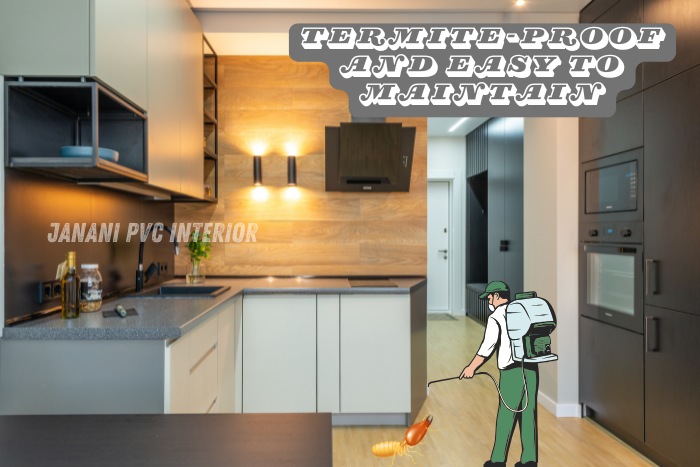 Janani PVC Interior in Bengaluru offers termite-proof and easy-to-maintain PVC modular kitchens.
Durable, stylish designs ensure a long-lasting and hassle-free kitchen experience.
Upgrade your kitchen with high-quality PVC interiors tailored to your needs