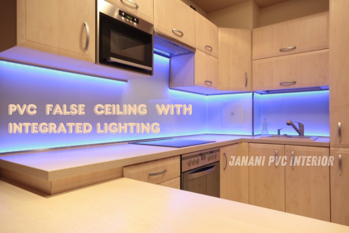 Janani PVC Interior in Bengaluru provides modern kitchens with PVC false ceilings and integrated lighting.
Enhance your kitchen ambiance with energy-efficient, sleek lighting solutions.
Custom-designed PVC interiors for a stylish and functional kitchen space