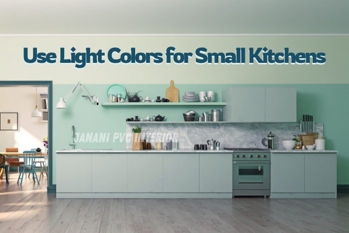 Space-saving PVC modular kitchens use light colors Upgrade your kitchen with Janani PVC Interior in Bengaluru