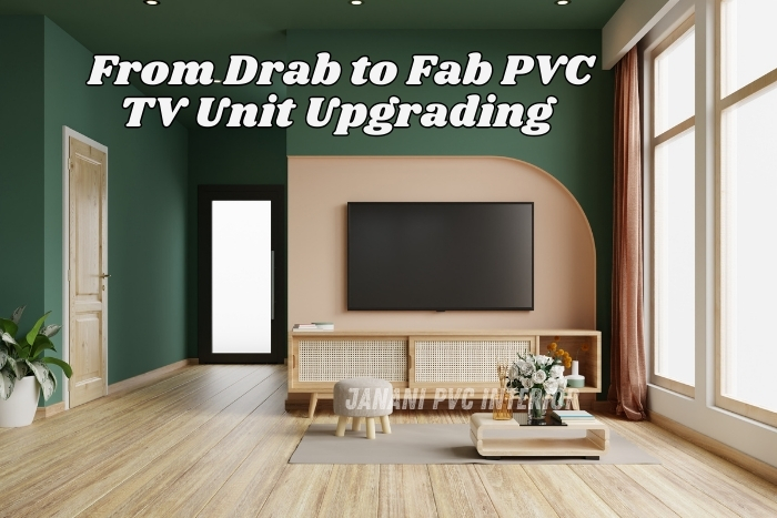 Transform your home with modern, durable, and elegant PVC TV unit designs with a stylish PVC Interiors from Janani PVC Interior, Bengaluru