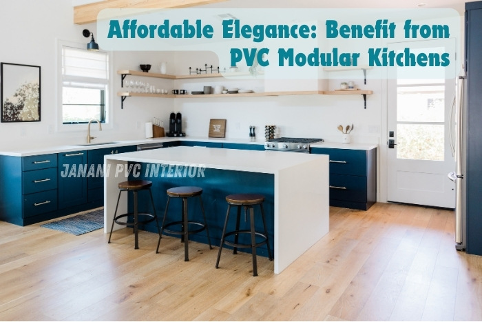 Upgrade your cooking space with durable, PVC Modular Kitchen solutions with Janani PVC Interior in Bengaluru